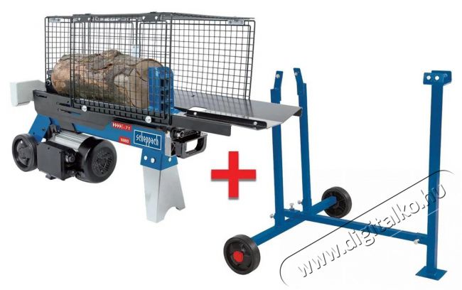SCHEPPACH HL 760 LS - rönkhasító állvánnyal Háztartás / Otthon / Kültér - Kültér / kerti termék / grill - Sövény / kézi fű és lomb vágó - 501967