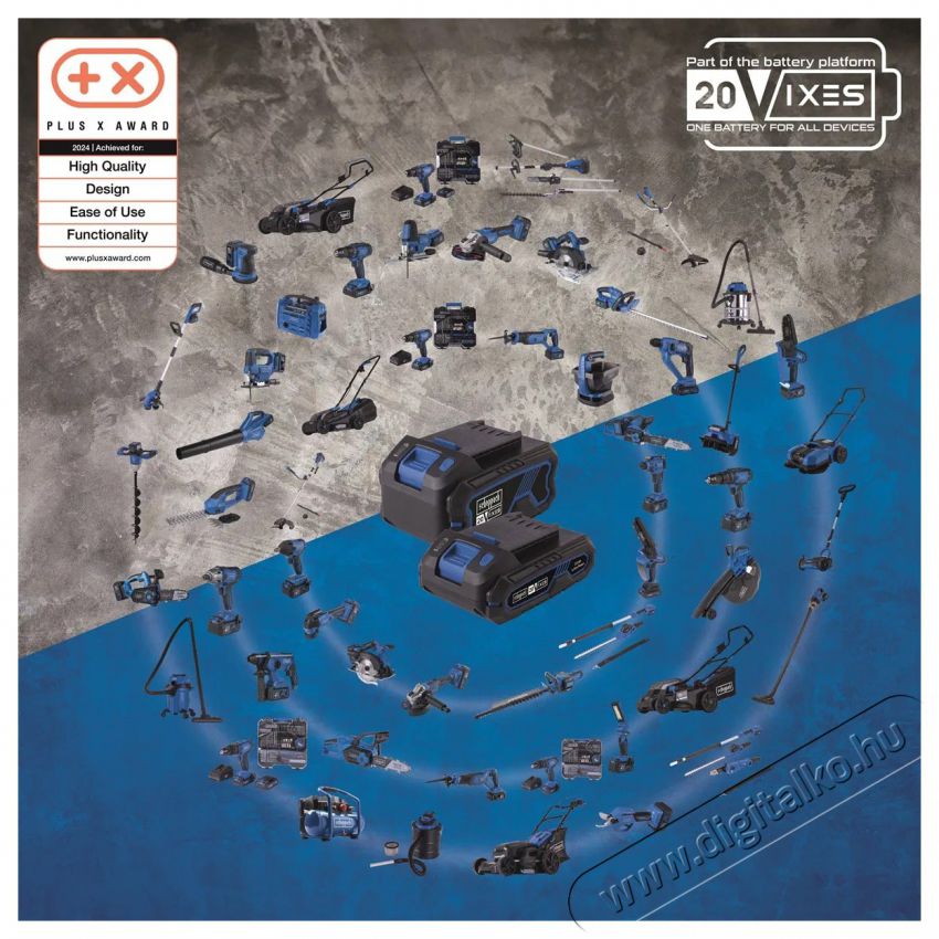 SCHEPPACH SBP2.0 - IXES 20 V 2 Ah Li-Ion akku akkumul&aacute;tor Akkuk &eacute;s t&ouml;ltők - Li-ion akkumul&aacute;tor &eacute;s t&ouml;ltő (gy&aacute;ri) - Akku - 515854