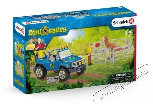 Schleich 41464 41464 Terepj&aacute;r&oacute; ker&iacute;t&eacute;ssel dinoszaurusznak H&aacute;ztart&aacute;s / Otthon / K&uuml;lt&eacute;r - J&aacute;t&eacute;k / Sport - J&aacute;t&eacute;kfigura - 532148