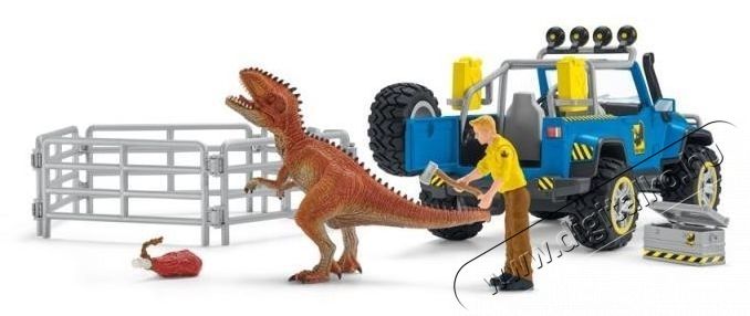 Schleich 41464 41464 Terepj&aacute;r&oacute; ker&iacute;t&eacute;ssel dinoszaurusznak H&aacute;ztart&aacute;s / Otthon / K&uuml;lt&eacute;r - J&aacute;t&eacute;k / Sport - J&aacute;t&eacute;kfigura - 532148