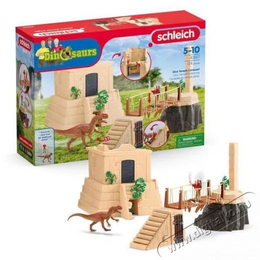 Schleich 42657 A dinoszaurusz-templom megh&oacute;d&iacute;t&aacute;sa H&aacute;ztart&aacute;s / Otthon / K&uuml;lt&eacute;r - J&aacute;t&eacute;k / Sport - J&aacute;t&eacute;kfigura - 532173