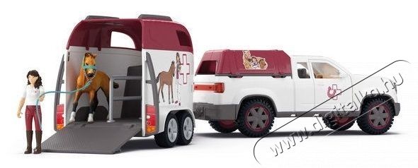 Schleich 42704 Mobil &aacute;llatorvos ut&aacute;nfut&oacute;val H&aacute;ztart&aacute;s / Otthon / K&uuml;lt&eacute;r - J&aacute;t&eacute;k / Sport - J&aacute;t&eacute;kfigura - 532149