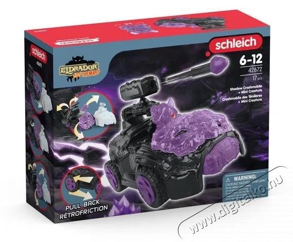 Schleich Arny&eacute;k CrashMobile Mini Creature figur&aacute;val 42672 H&aacute;ztart&aacute;s / Otthon / K&uuml;lt&eacute;r - J&aacute;t&eacute;k / Sport - J&aacute;t&eacute;kfigura - 532167