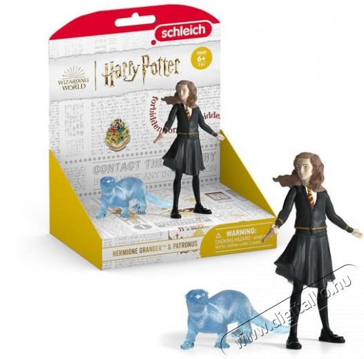 Schleich Harry Potter Hermione Granger &eacute;s vidra patr&oacute;nusa 42681 H&aacute;ztart&aacute;s / Otthon / K&uuml;lt&eacute;r - J&aacute;t&eacute;k / Sport - J&aacute;t&eacute;kfigura - 532151