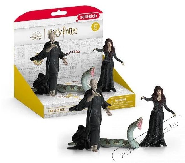 Schleich Harry Potter Voldemort nagy&uacute;r  Nagini k&iacute;gy&oacute; &eacute;s Bellatrix Lestrange 42684 H&aacute;ztart&aacute;s / Otthon / K&uuml;lt&eacute;r - J&aacute;t&eacute;k / Sport - J&aacute;t&eacute;kfigura - 532159