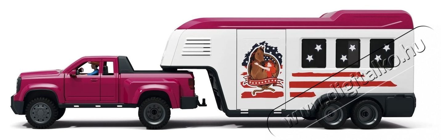 Schleich Lakeside teheraut&oacute; l&oacute;sz&aacute;ll&iacute;t&oacute; ut&aacute;nfut&oacute;val 42705 H&aacute;ztart&aacute;s / Otthon / K&uuml;lt&eacute;r - J&aacute;t&eacute;k / Sport - J&aacute;t&eacute;kfigura - 532146