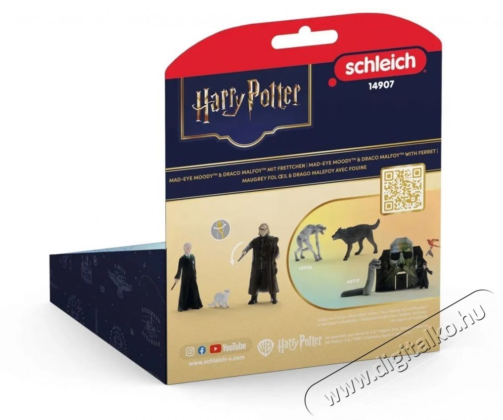 Schleich Moody &eacute;s Draco Malfoy  vad&aacute;szg&ouml;r&eacute;nnyel 14907 H&aacute;ztart&aacute;s / Otthon / K&uuml;lt&eacute;r - J&aacute;t&eacute;k / Sport - J&aacute;t&eacute;kfigura - 532172