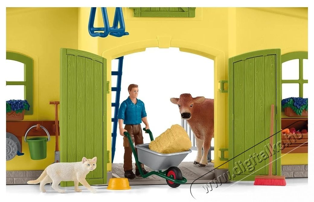Schleich Nagy farm &aacute;llatokkal &eacute;s tartoz&eacute;kokkal 42605 H&aacute;ztart&aacute;s / Otthon / K&uuml;lt&eacute;r - J&aacute;t&eacute;k / Sport - J&aacute;t&eacute;kfigura - 532141