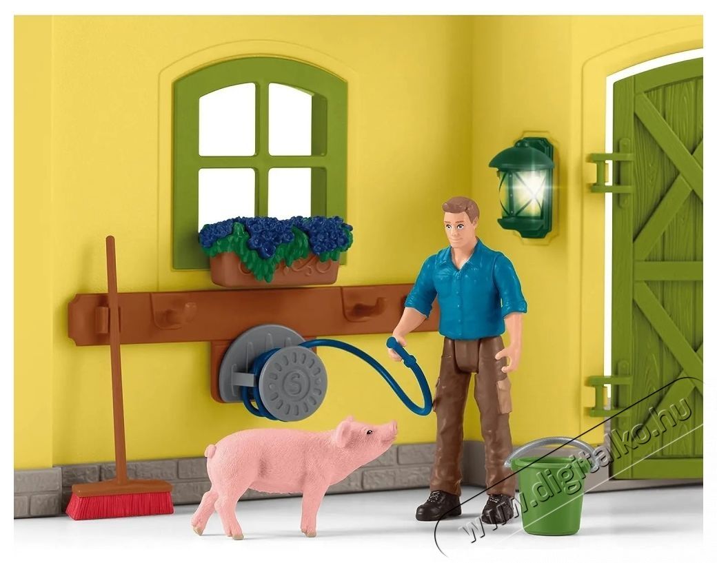 Schleich Nagy farm &aacute;llatokkal &eacute;s tartoz&eacute;kokkal 42605 H&aacute;ztart&aacute;s / Otthon / K&uuml;lt&eacute;r - J&aacute;t&eacute;k / Sport - J&aacute;t&eacute;kfigura - 532141