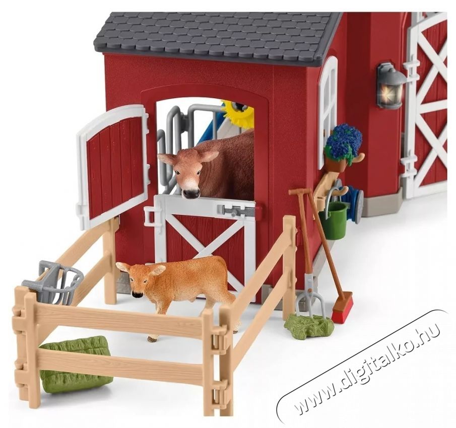 Schleich Nagy pajta &aacute;llatokkal &eacute;s kieg&eacute;sz&iacute;tőkkel 42606 H&aacute;ztart&aacute;s / Otthon / K&uuml;lt&eacute;r - J&aacute;t&eacute;k / Sport - J&aacute;t&eacute;kfigura - 532143