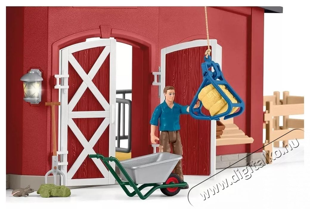 Schleich Nagy pajta &aacute;llatokkal &eacute;s kieg&eacute;sz&iacute;tőkkel 42606 H&aacute;ztart&aacute;s / Otthon / K&uuml;lt&eacute;r - J&aacute;t&eacute;k / Sport - J&aacute;t&eacute;kfigura - 532143