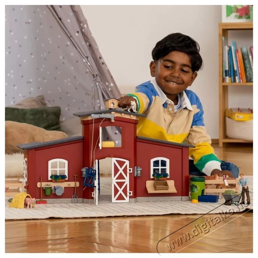 Schleich Nagy pajta &aacute;llatokkal &eacute;s kieg&eacute;sz&iacute;tőkkel 42606 H&aacute;ztart&aacute;s / Otthon / K&uuml;lt&eacute;r - J&aacute;t&eacute;k / Sport - J&aacute;t&eacute;kfigura - 532143