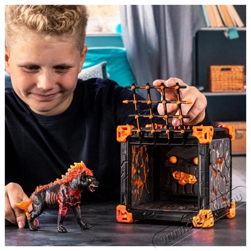 Schleich BattleCave Ar&eacute;na L&aacute;va hi&eacute;n&aacute;k 42674 H&aacute;ztart&aacute;s / Otthon / K&uuml;lt&eacute;r - J&aacute;t&eacute;k / Sport - J&aacute;t&eacute;kfigura - 532131