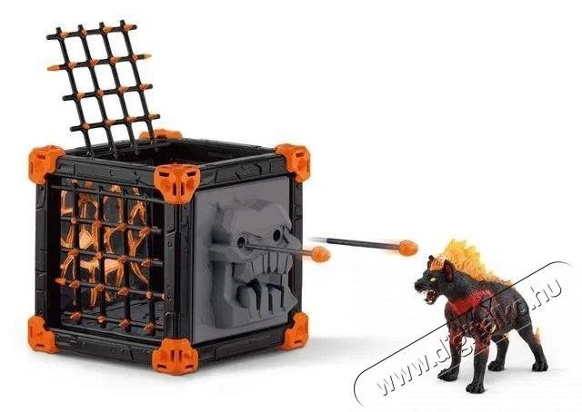 Schleich BattleCave Ar&eacute;na L&aacute;va hi&eacute;n&aacute;k 42674 H&aacute;ztart&aacute;s / Otthon / K&uuml;lt&eacute;r - J&aacute;t&eacute;k / Sport - J&aacute;t&eacute;kfigura - 532131