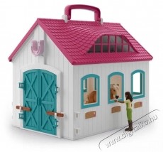 Schleich nyitott ist&aacute;ll&oacute;  Litte Horseshoe  42703 H&aacute;ztart&aacute;s / Otthon / K&uuml;lt&eacute;r - J&aacute;t&eacute;k / Sport - J&aacute;t&eacute;kfigura - 532132