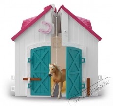 Schleich nyitott ist&aacute;ll&oacute;  Litte Horseshoe  42703 H&aacute;ztart&aacute;s / Otthon / K&uuml;lt&eacute;r - J&aacute;t&eacute;k / Sport - J&aacute;t&eacute;kfigura - 532132