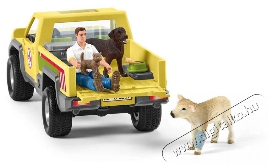 Schleich Terepj&aacute;r&oacute; mentőj&aacute;rmű &aacute;llatorvossal 42503 H&aacute;ztart&aacute;s / Otthon / K&uuml;lt&eacute;r - J&aacute;t&eacute;k / Sport - J&aacute;t&eacute;kfigura - 532137