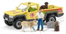 Schleich Terepj&aacute;r&oacute; mentőj&aacute;rmű &aacute;llatorvossal 42503 H&aacute;ztart&aacute;s / Otthon / K&uuml;lt&eacute;r - J&aacute;t&eacute;k / Sport - J&aacute;t&eacute;kfigura - 532137