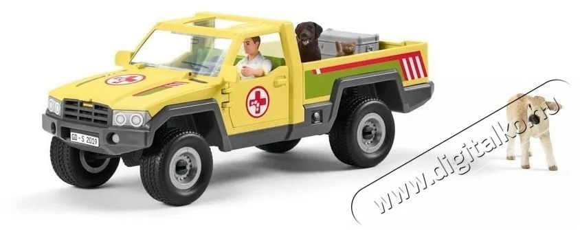Schleich Terepj&aacute;r&oacute; mentőj&aacute;rmű &aacute;llatorvossal 42503 H&aacute;ztart&aacute;s / Otthon / K&uuml;lt&eacute;r - J&aacute;t&eacute;k / Sport - J&aacute;t&eacute;kfigura - 532137