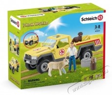 Schleich Terepj&aacute;r&oacute; mentőj&aacute;rmű &aacute;llatorvossal 42503 H&aacute;ztart&aacute;s / Otthon / K&uuml;lt&eacute;r - J&aacute;t&eacute;k / Sport - J&aacute;t&eacute;kfigura - 532137