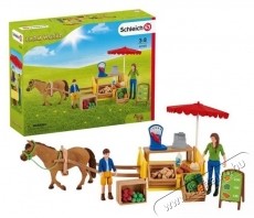 Schleich Mobil piaci stand 42528 H&aacute;ztart&aacute;s / Otthon / K&uuml;lt&eacute;r - J&aacute;t&eacute;k / Sport - J&aacute;t&eacute;kfigura - 532128