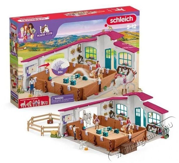 Schleich Peppertree lovarda 42639 H&aacute;ztart&aacute;s / Otthon / K&uuml;lt&eacute;r - J&aacute;t&eacute;k / Sport - J&aacute;t&eacute;kfigura - 532127