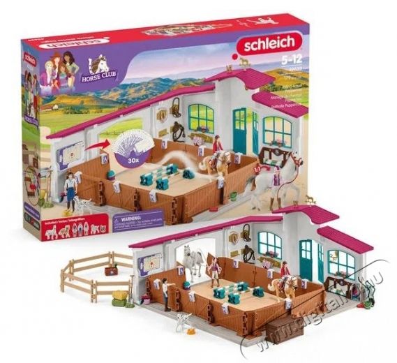 Schleich Peppertree lovarda 42639 H&aacute;ztart&aacute;s / Otthon / K&uuml;lt&eacute;r - J&aacute;t&eacute;k / Sport - J&aacute;t&eacute;kfigura - 532127