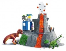 Schleich vulk&aacute;n 42564 H&aacute;ztart&aacute;s / Otthon / K&uuml;lt&eacute;r - J&aacute;t&eacute;k / Sport - J&aacute;t&eacute;kfigura - 532122