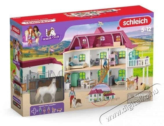 Schleich Lak&oacute;h&aacute;z &eacute;s ist&aacute;ll&oacute; a t&oacute;n&aacute;l 42706 H&aacute;ztart&aacute;s / Otthon / K&uuml;lt&eacute;r - J&aacute;t&eacute;k / Sport - J&aacute;t&eacute;kfigura - 532162