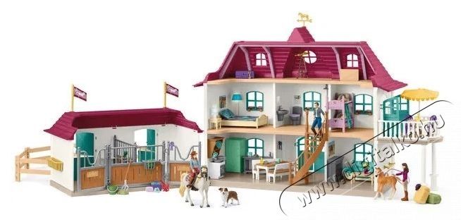 Schleich Lak&oacute;h&aacute;z &eacute;s ist&aacute;ll&oacute; a t&oacute;n&aacute;l 42706 H&aacute;ztart&aacute;s / Otthon / K&uuml;lt&eacute;r - J&aacute;t&eacute;k / Sport - J&aacute;t&eacute;kfigura - 532162