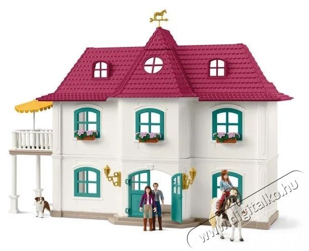 Schleich Lak&oacute;h&aacute;z &eacute;s ist&aacute;ll&oacute; a t&oacute;n&aacute;l 42706 H&aacute;ztart&aacute;s / Otthon / K&uuml;lt&eacute;r - J&aacute;t&eacute;k / Sport - J&aacute;t&eacute;kfigura - 532162