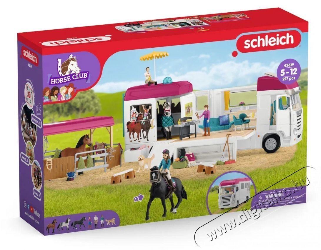 Schleich L&oacute;sz&aacute;ll&iacute;t&oacute; 42619 H&aacute;ztart&aacute;s / Otthon / K&uuml;lt&eacute;r - J&aacute;t&eacute;k / Sport - J&aacute;t&eacute;kfigura - 532124