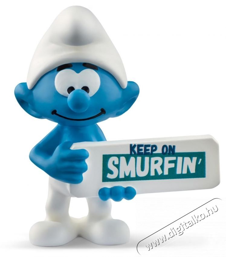 Schleich The Smurfs 20843 Smurfin H&aacute;ztart&aacute;s / Otthon / K&uuml;lt&eacute;r - J&aacute;t&eacute;k / Sport - J&aacute;t&eacute;kfigura - 533758