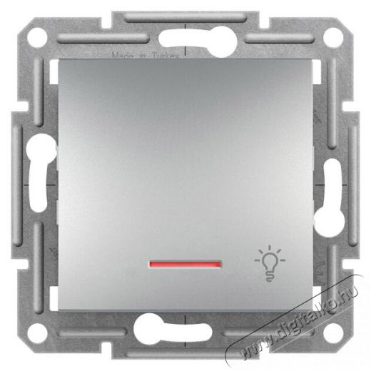 Schneider EPH1800161 ASFORA jelzőfényes/lámpajel/rugós bekötés/alumínium egypólusú nyomó Egyéb - Nem forgalmazzuk ! - 396601