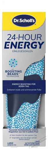 Scholl 24H Energy Insole L Szépségápolás / Egészség - Kéz / láb ápolás - Láb ápolás - 521401