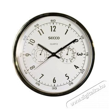 Secco S TS6055-57 falióra - ezüst Háztartás / Otthon / Kültér - Óra - Fali óra - 340241