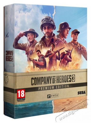 SEGA Company of Heroes 3 Premium Edition PC játékszoftver Iroda és számítástechnika - Játék konzol - Kiegészítő - 461367