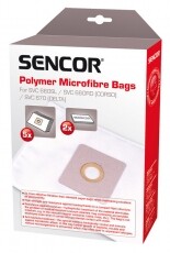 Sencor Porzsák SVC 660, SVC 670 porszívóhoz (5db) Háztartás / Otthon / Kültér - Porszívó / takarítógép - Porzsák / portartály - 260682