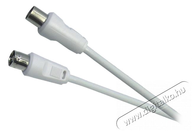 Sencor SAV 109-015W Koax antenna kábel 1,5M - fehér Tv kiegészítők - Kábel / csatlakozó - Koax antenna kábel - 261020