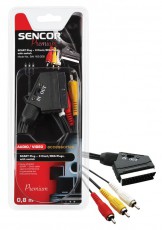 Sencor SAV 163-015 Scart / 3 RCA kábel 1,5M Tv kiegészítők - Kábel / csatlakozó - Scart-RCA kábel - 260988