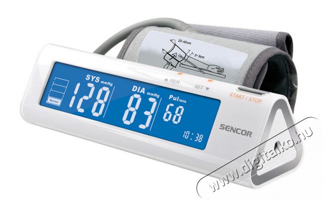 Sencor SBP 901 Vérnyomásmérő Szépségápolás / Egészség - Vérnyomásmérő - Felkaros vérnyomásmérő - 260903