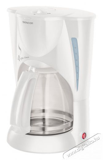 Sencor SCE 5000WH Kávéfőző - fehér Konyhai termékek - Kávéfőző / kávéörlő / kiegészítő - Filteres kávéfőző - 260717