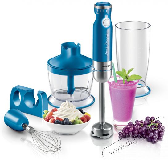 Sencor SHB 4361BL Botmixer szett Konyhai termékek - Konyhai kisgép (előkészítés / feldolgozás) - Botmixer - 270410