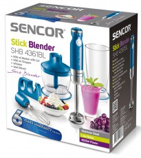 Sencor SHB 4361BL Botmixer szett Konyhai termékek - Konyhai kisgép (előkészítés / feldolgozás) - Botmixer - 270410