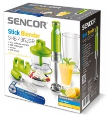 Sencor SHB 4362GR Botmixer szett Konyhai termékek - Konyhai kisgép (előkészítés / feldolgozás) - Botmixer - 270411