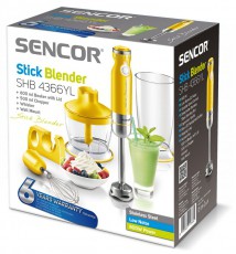 Sencor SHB 4366YL Botmixer szett Konyhai termékek - Konyhai kisgép (előkészítés / feldolgozás) - Botmixer - 270414