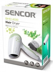 Sencor SHD 40G Hajszárító - fehér/zöld Szépségápolás / Egészség - Hajápolás - Hajszárító - 260792