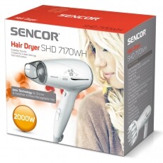 Sencor SHD 7170WH Hajszárító - fehér Szépségápolás / Egészség - Hajápolás - Hajszárító - 260804