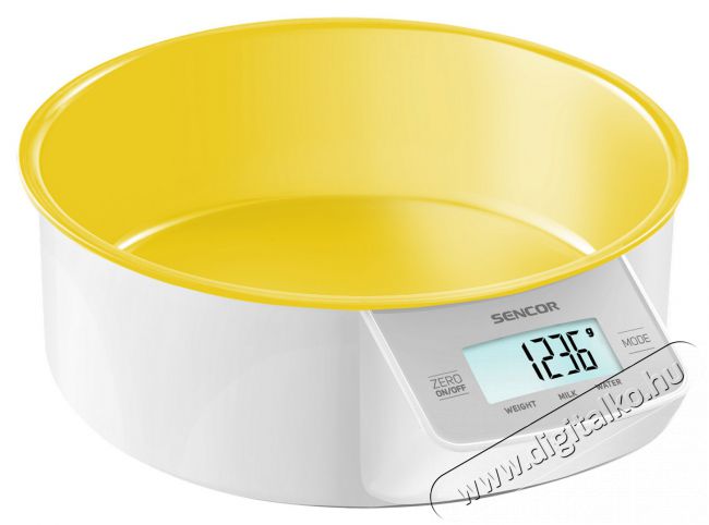 Sencor SKS 4004YL Konyhai mérleg - sárga Konyhai termékek - Konyhai mérleg - 260865
