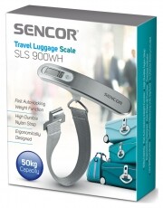 Sencor SLS 900WH Digitális úti bőröndmérleg Szépségápolás / Egészség - Mérleg - Poggyász mérleg - 270427